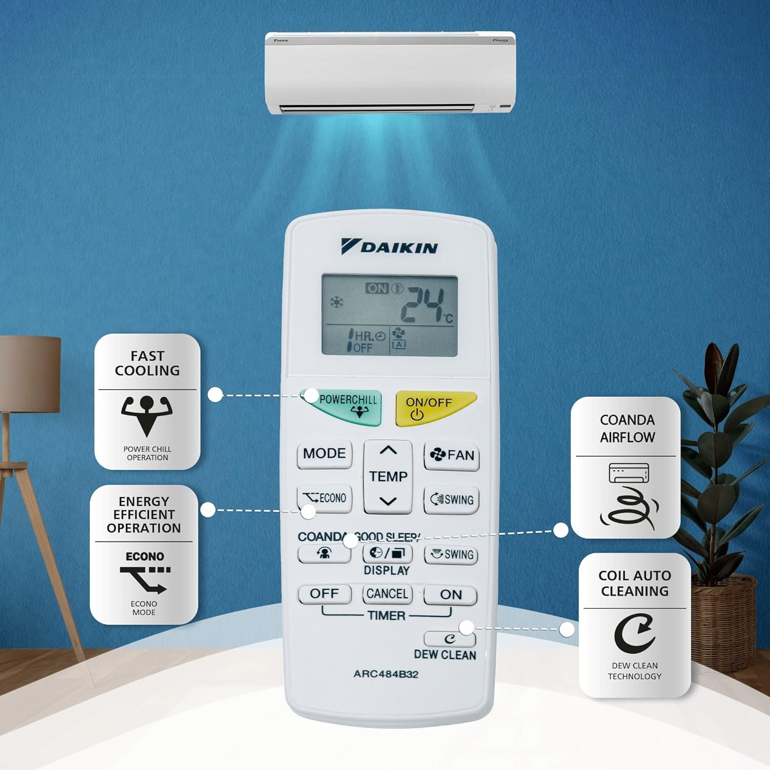 DAIKIN 1.5 TR 3 STAR INVERTER SPLIT AC - Image 2